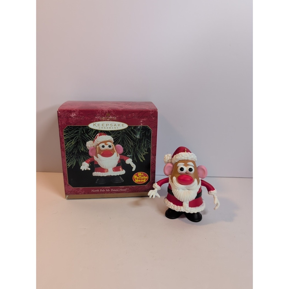 Vintage 1999 Hallmark Keepsake Christmas Ornament‎ North Pole Mr Potato Head NEW